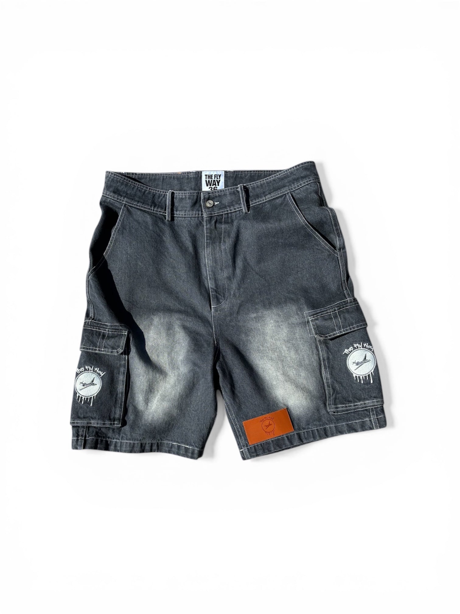 Fly Way Midnight Fade Cargo Shorts